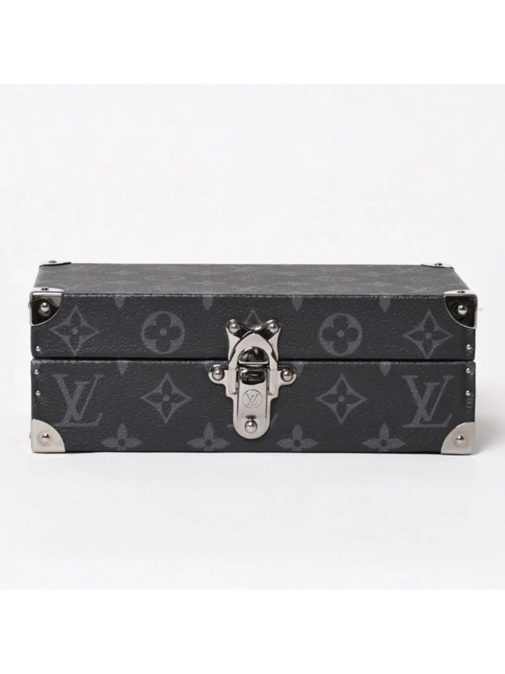 Louis Vuitton Bag Monogram Eclipse Mini Trunk Case Black